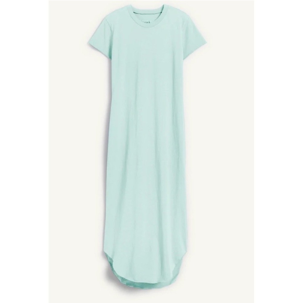 Frank & Eileen Harper Perfect Tee Curved Hem Cotton Maxi Dress Size S
